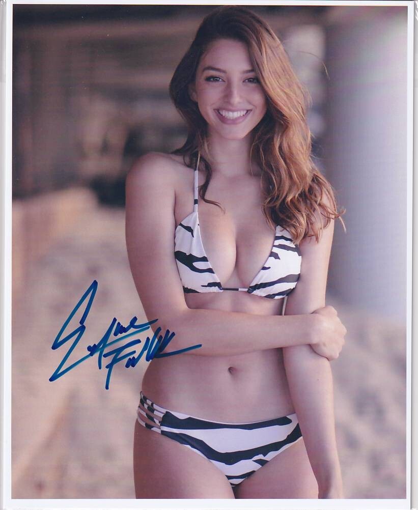 セリーヌ・ファラク Celine Farach 直筆サイン入りフォト 証明書付き