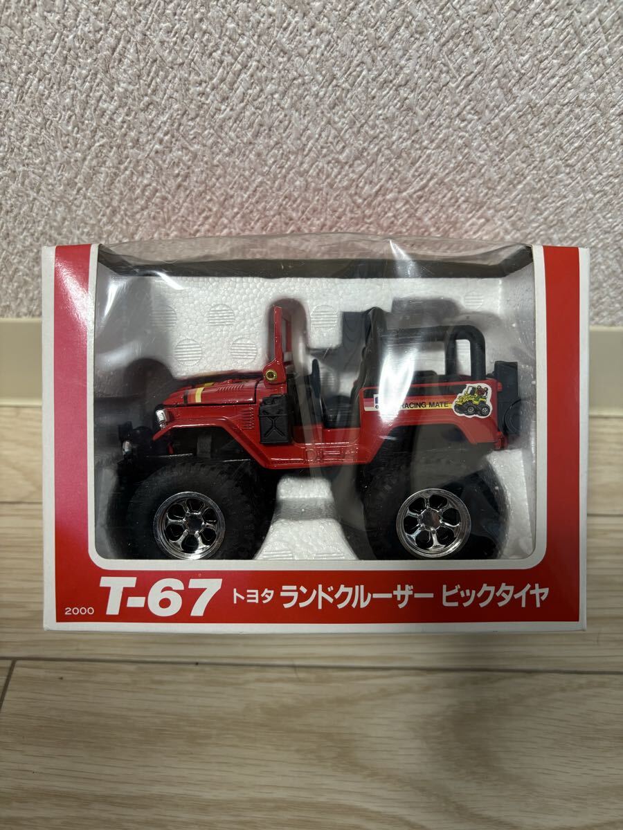 TOMICAトミカビッグタイヤシリーズ ✴️ランドクルーザー ピンク トミカ ビックタイヤ 4WD トヨタ ランドクルーザー ランクル 4WD 絶版