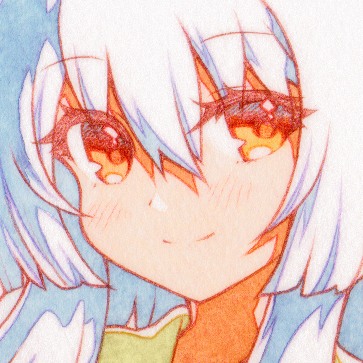 新品】【Rinka】 八雲藍 八雲藍 橙 同人手描きイラスト 東方Project A4