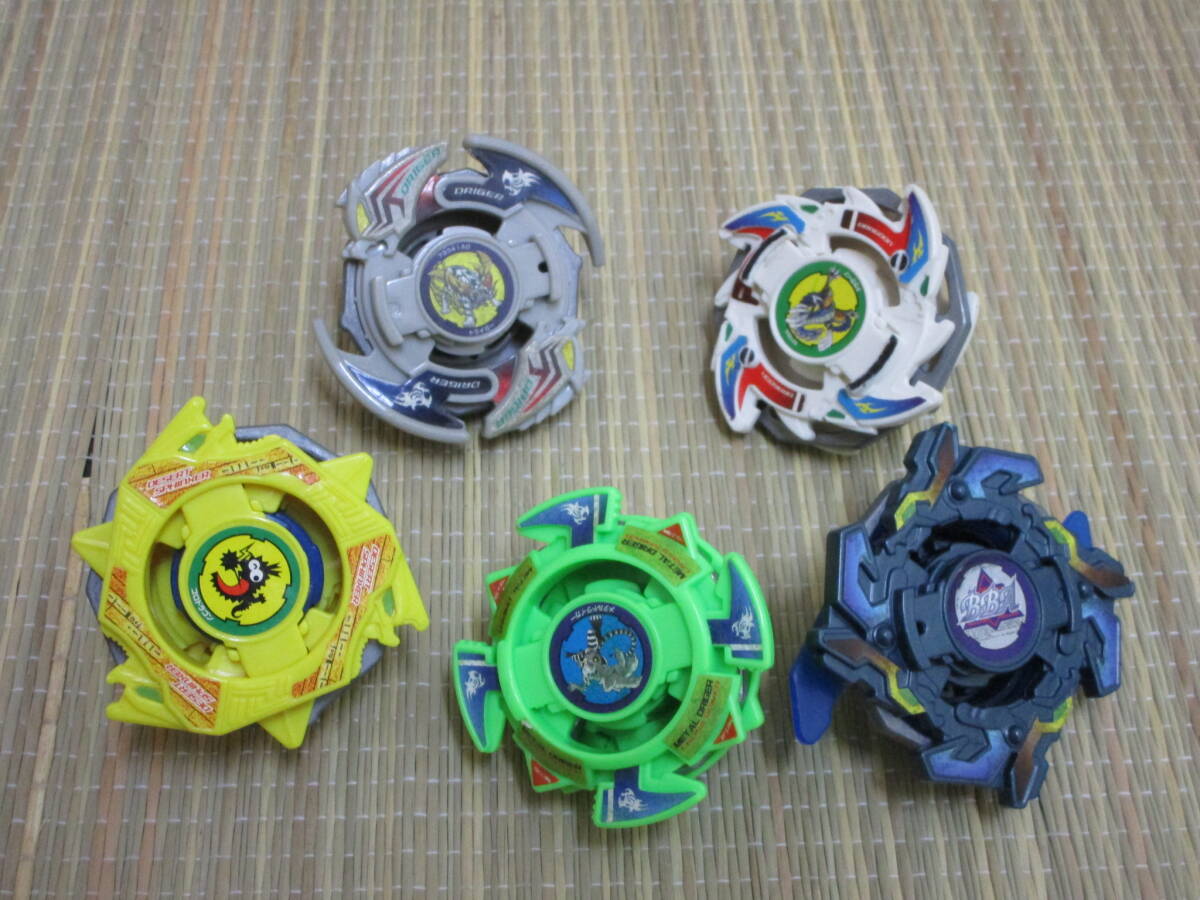 中古品】爆転シュート ベイブレード 6個セット ドライガーS シーボーグ