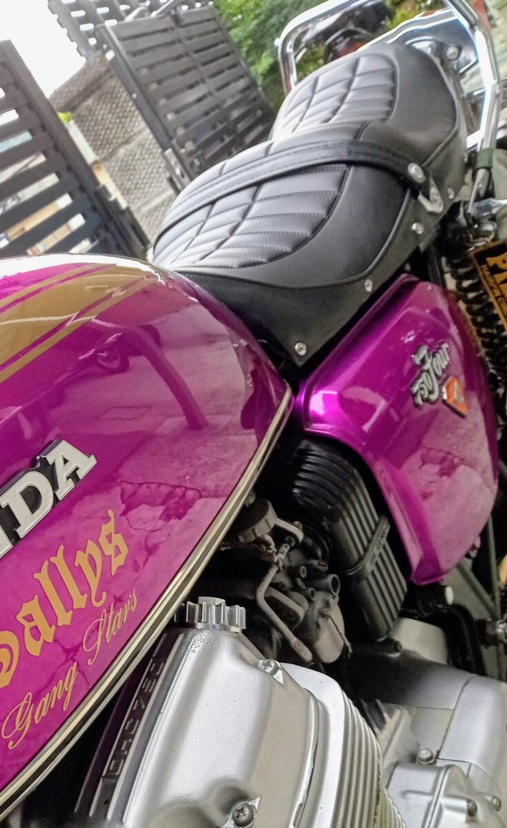 CB750FOUR K0 MRS復刻あんこ抜きシート K1 k2 k3 k4 k5 CB750K タック