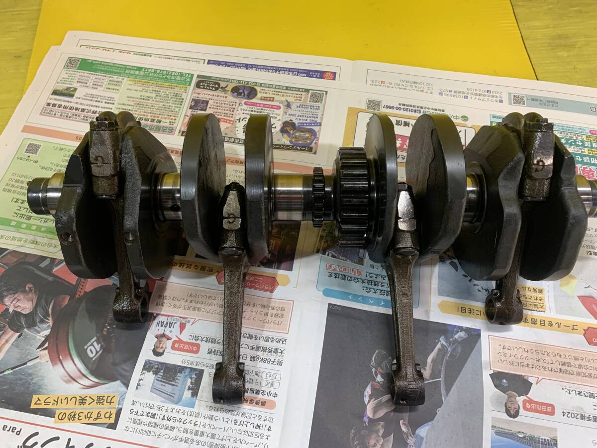 ゼファー550 クランクシャフト コンロッド ストローク52.4mm Z400FXや