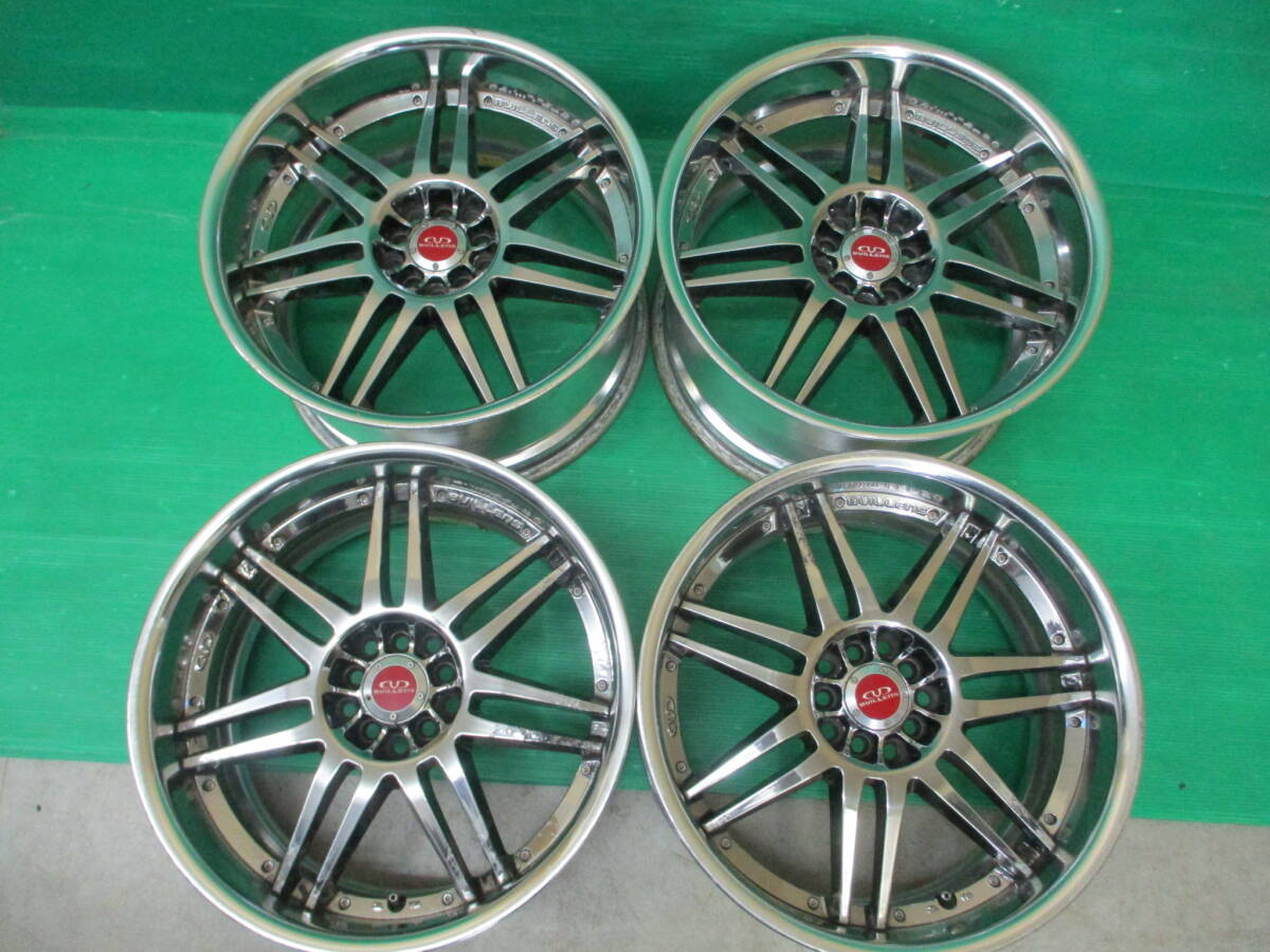 傷や汚れあり】【003】ホイールのみ4本 売切り!! Weds BVILLENS TT7R