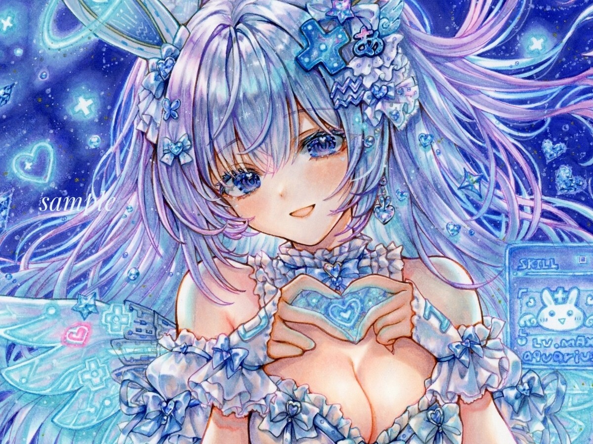 メビウス ギャルAI美少女 イラスト A4 高精細 光沢紙 ポスター 未使用】AI美女 AIアートポスター AIグラビア イラスト A4サイズ 光沢