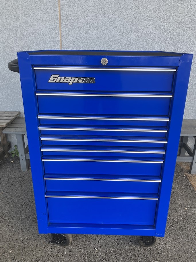 引取り限定　Snap-on　9段キャビネット　おまけ付き snap-on heritage KRHT4009K 美品 直接引き取りのみ(キャディ 工具箱