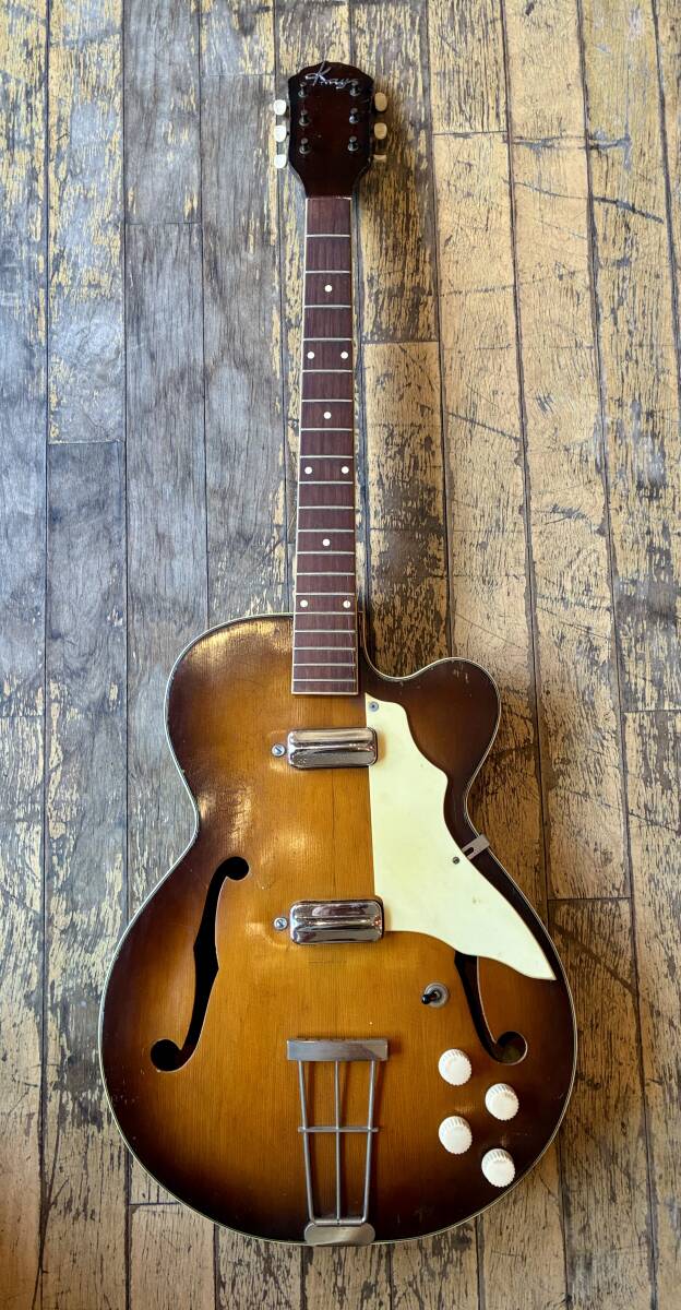 GRECO EG-135？ セミアコ 60年代 グレコ グネコロゴ ジャンク扱いJAPAN