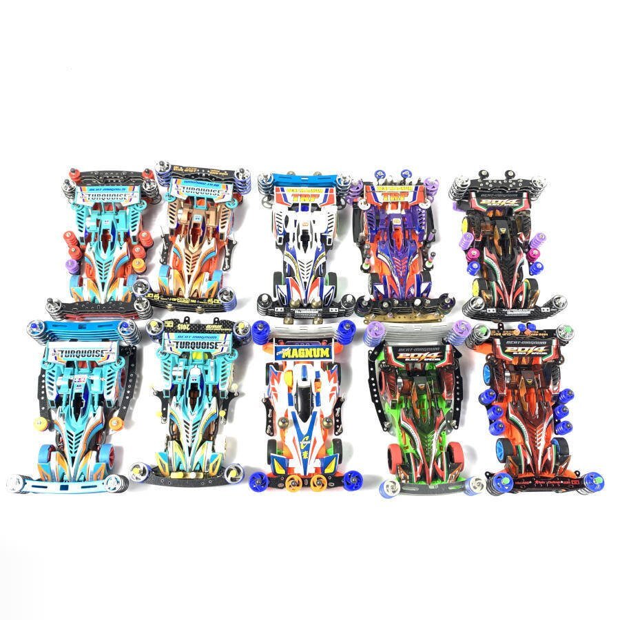 TAMIYA ミニ四駆 10台セット 組立済 レース仕様 フルカスタム 改造