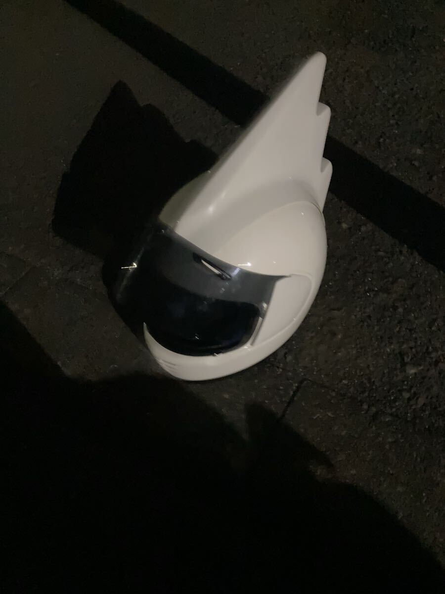 ヘルメット用 ディフューザー 当時物 走り屋 峠 ネコミミ ドラヘルの