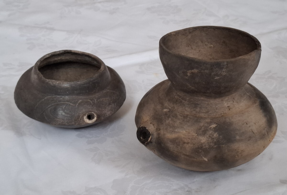 中古】旧家蔵出 縄文土器片? 総重量 1536g まとめてセット 詳細不明 器
