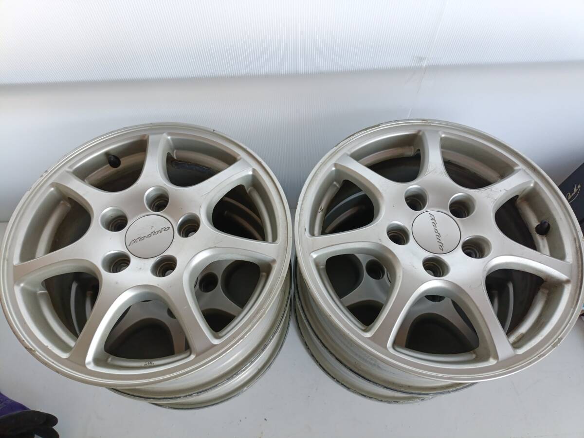 バリ溝/美品☆ステップワゴン/モデューロX☆純正ENKEIホイール □17×6J