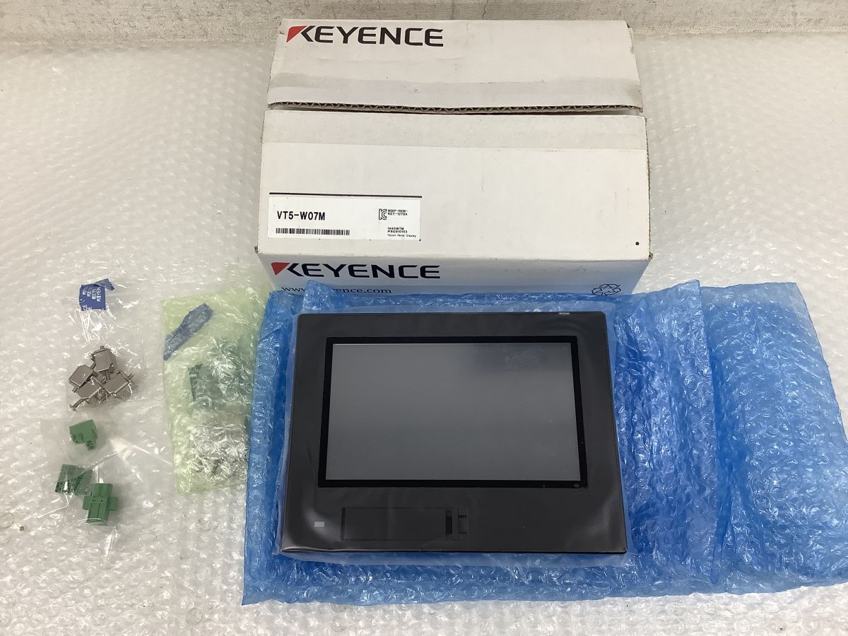 VT5-W07 美品、動作確認済 KEYENCE VT5 シリーズ 7型 ワイド TFT