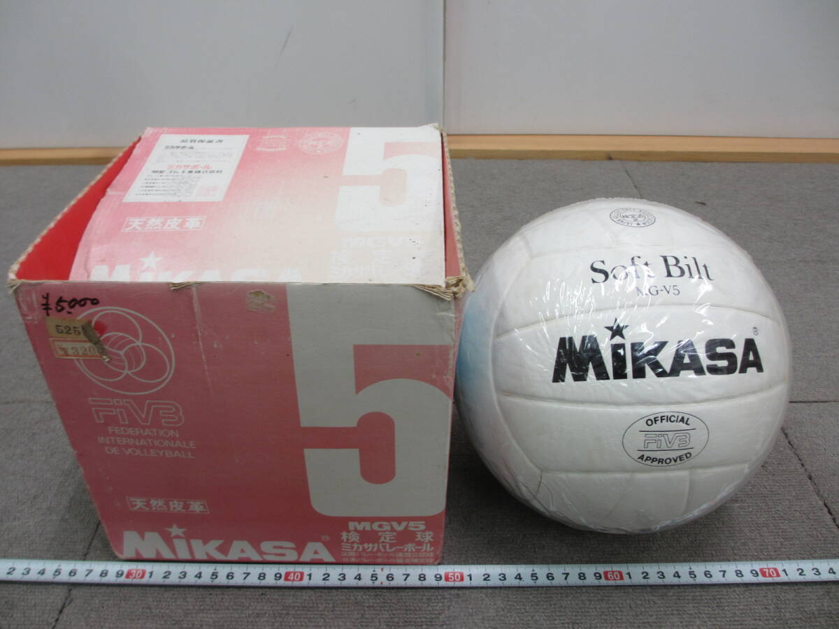 美品中古 Mikasa ミカサ バレーボール 5号球 MVA300 検定球の落札情報