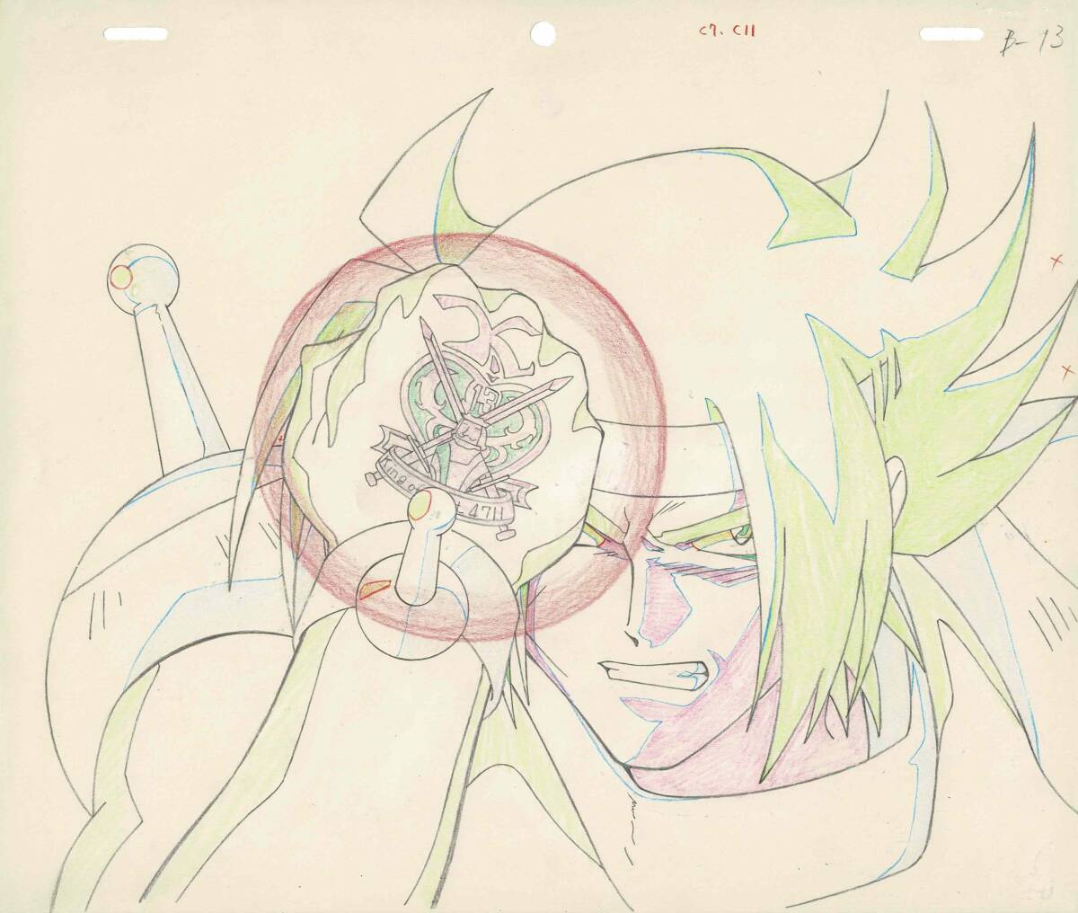 ②希少レア◇当時物◇ドモン・カッシュ◇セル画◇アニメ◇機動武闘伝G