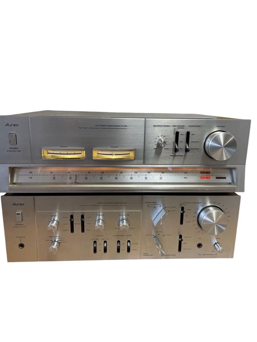 Aurex SB-410 プリメインアンプ 70年代 ヴィンテージ アンティーク