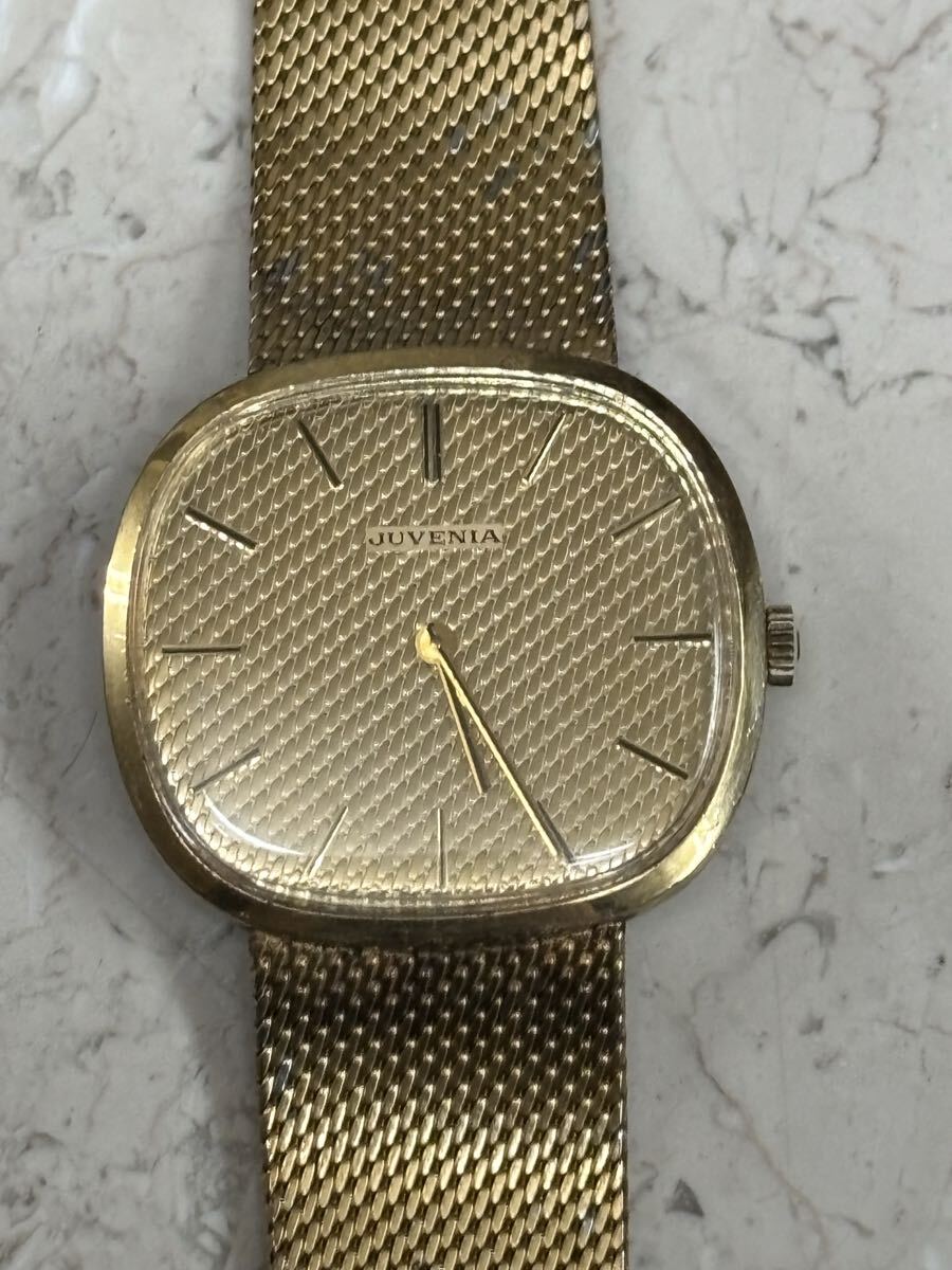 中古】JUVENIA 1860 ジュベニア 18K/750刻印 金無垢 67.687g ダイヤ付