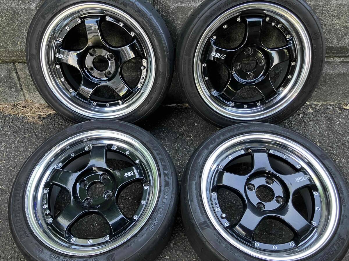 SSR SP1 プロフェッサー　18インチ　8J 9J メッキ SSR プロフェッサー SP1 18インチ 9j +54 10j +49 ゴールド S2000の