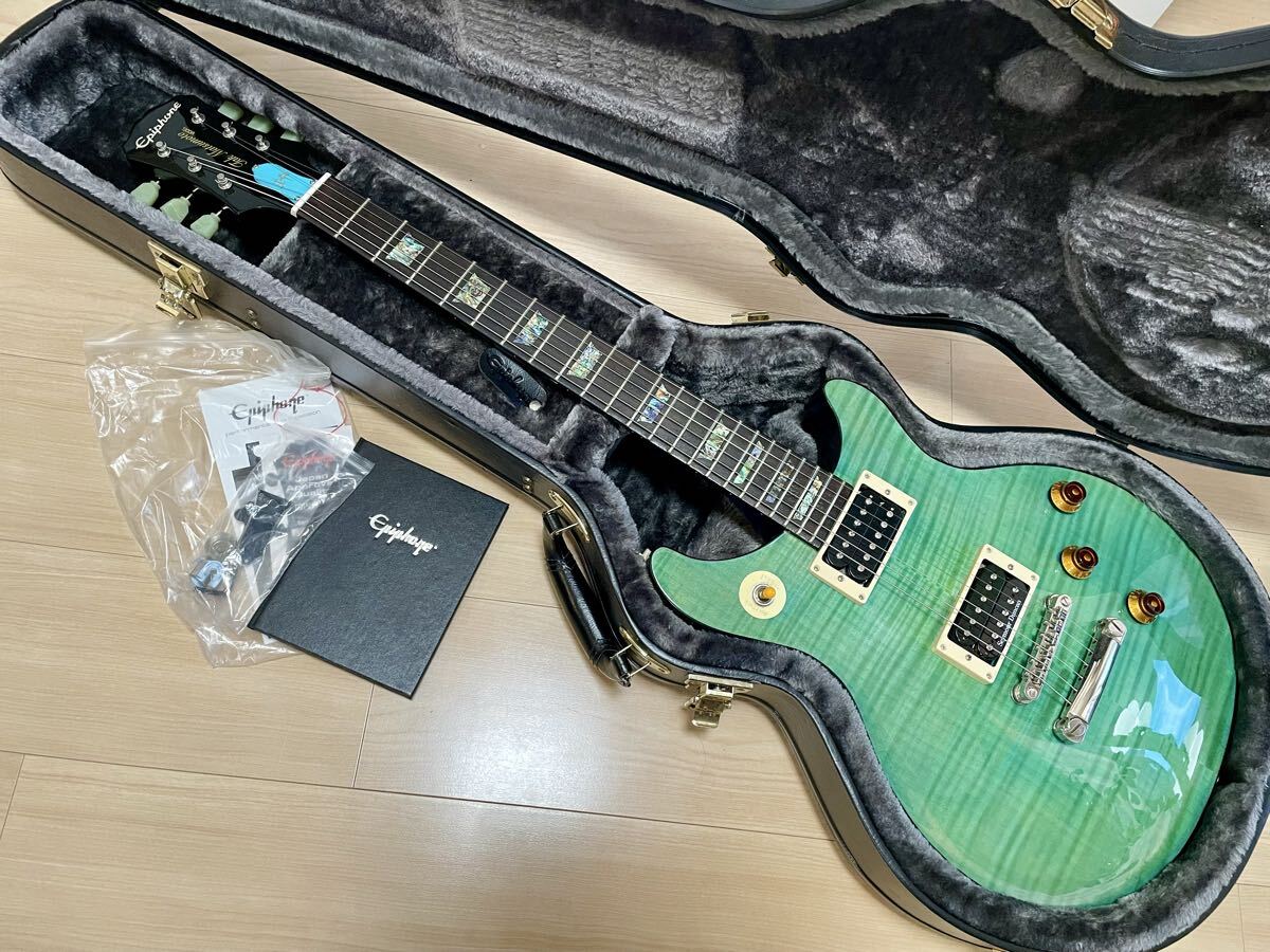 最終値下げ epiphone tak matsumoto DC Gold top Gibson風ヘッド形状