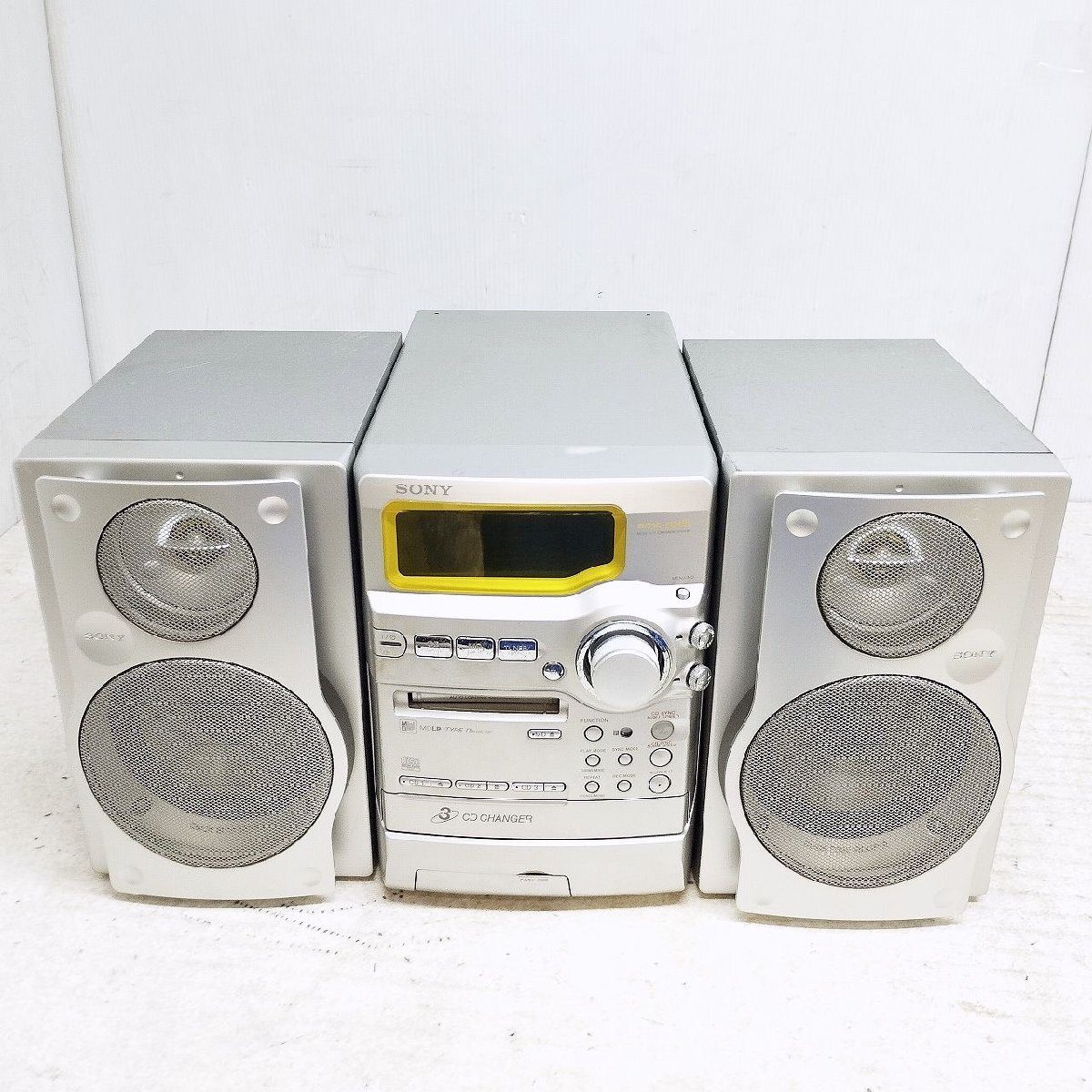 ジャンク 欠品あり】 ソニー 5段システムコンポ 5CDチェンジャー SONY
