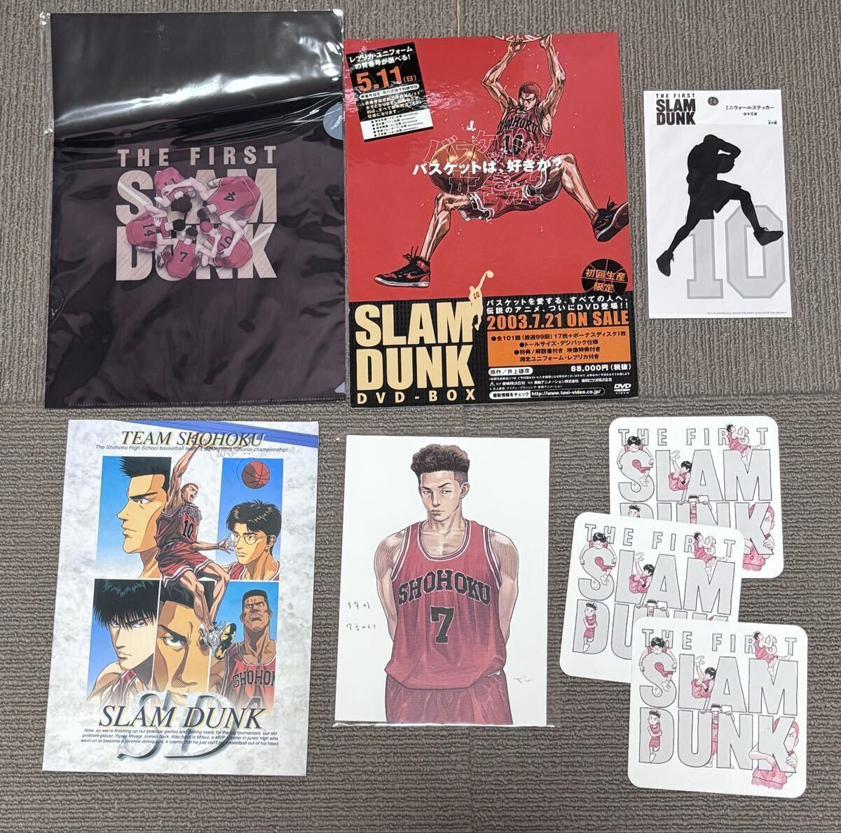 新品】SLAM DUNK◇井上雄彦◇桜木花道直筆サインカラー色紙◇高級額装