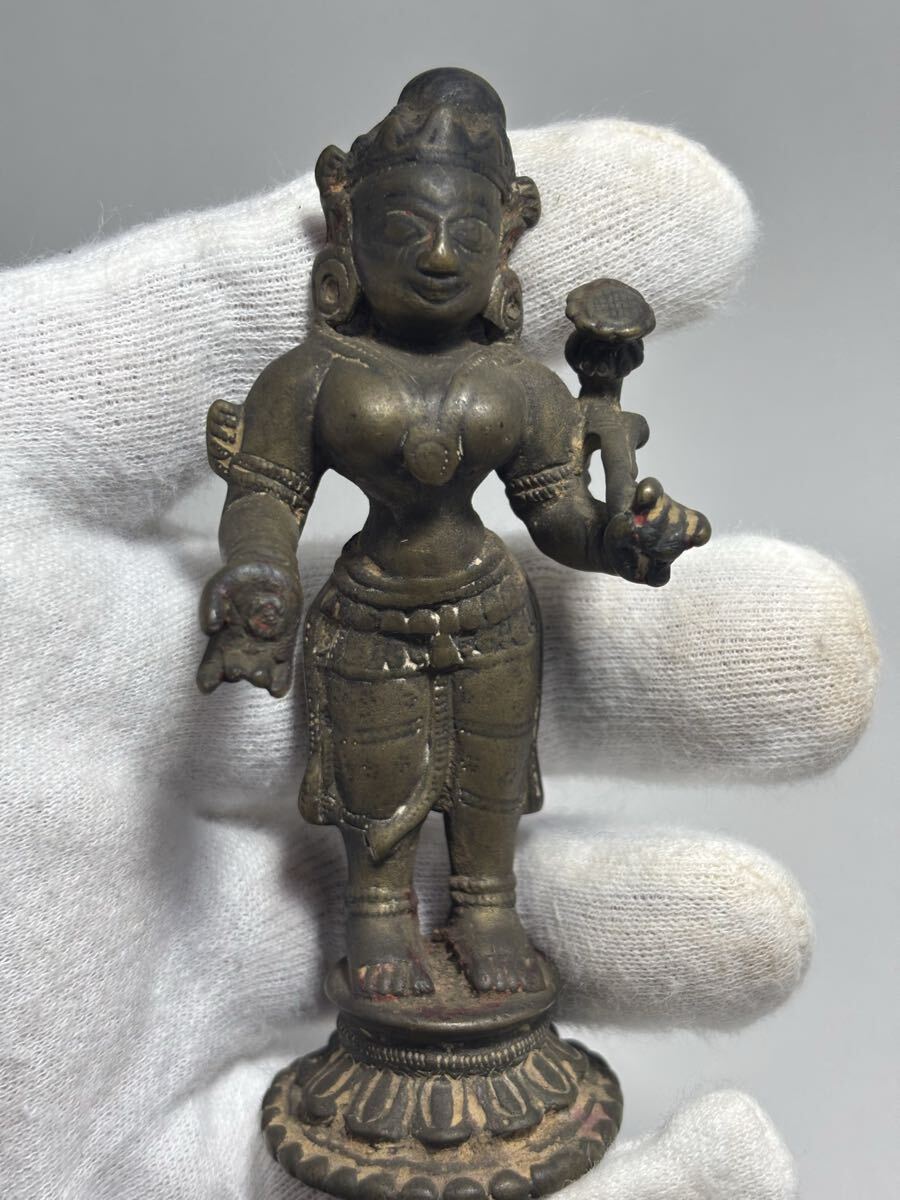 中古】掛軸K159 荼枳尼天 紙本 印刷 お稲荷さん 仏教 夜叉 白狐 仏像
