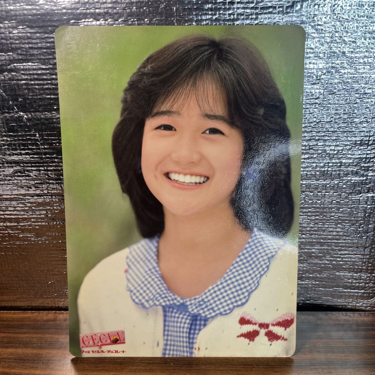 新品】未使用品 南野陽子 下敷き グリコセシルチョコレート 販促品