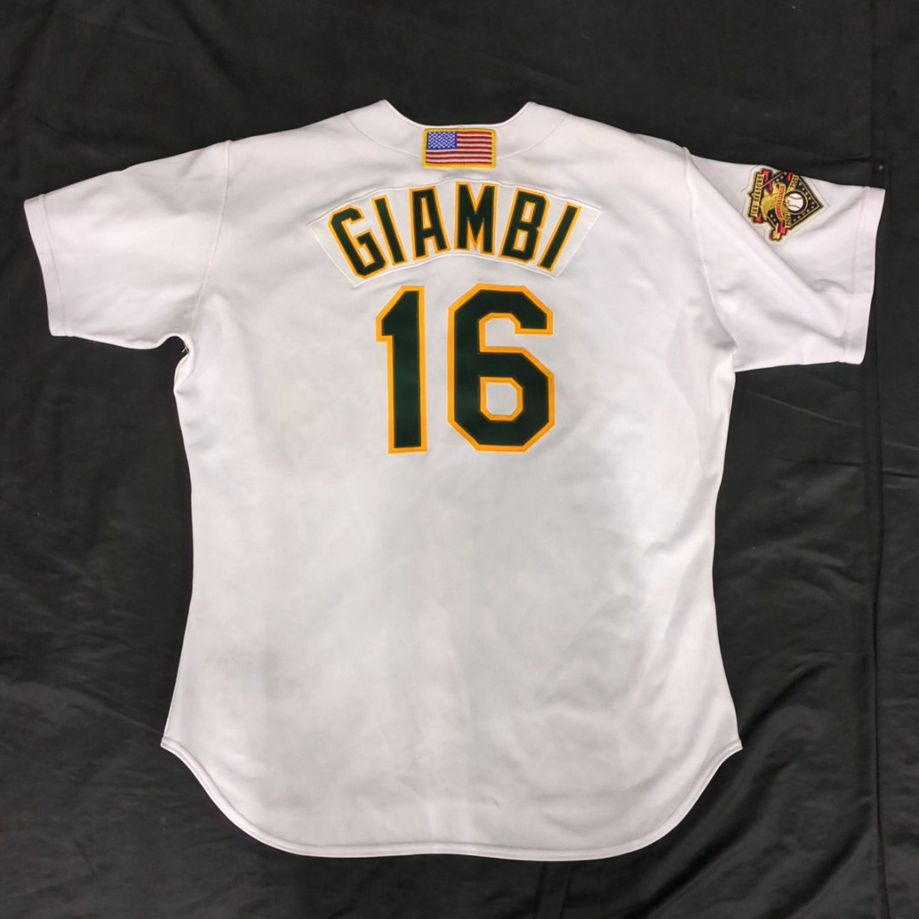 オークランドアスレチックススタジャン　美品　中綿入り □米国製 MLB オークランドアスレチックス A's 中綿スタジャン サイズM