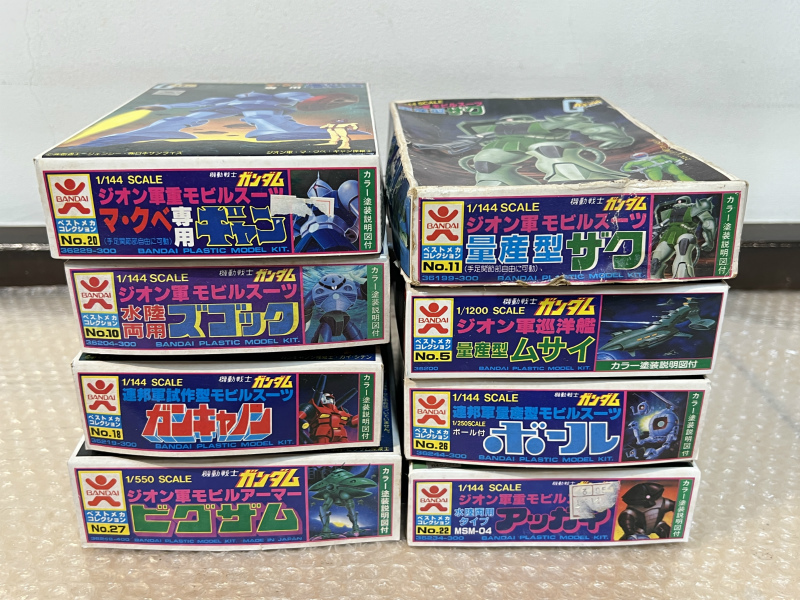 1円～】ガンプラ旧キット(バンザイマーク)1/100&リアルタイプの大量11