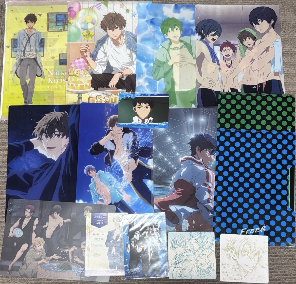 Free!☆クリアファイル☆七瀬遙 橘真琴 松岡凛 山崎宗介の落札情報詳細
