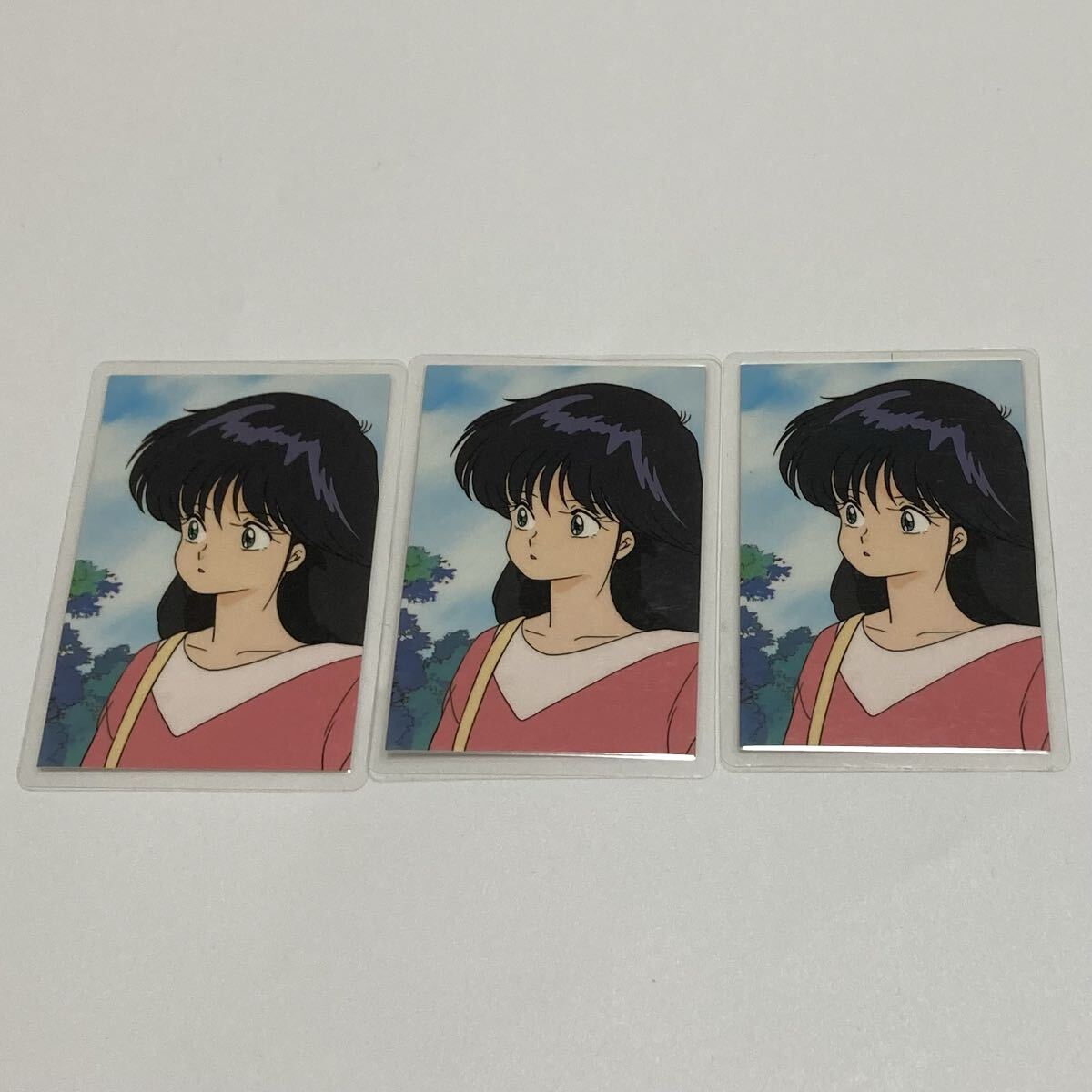 当時物】きまぐれオレンジロード ラミネートカード D-24 鮎川まどか