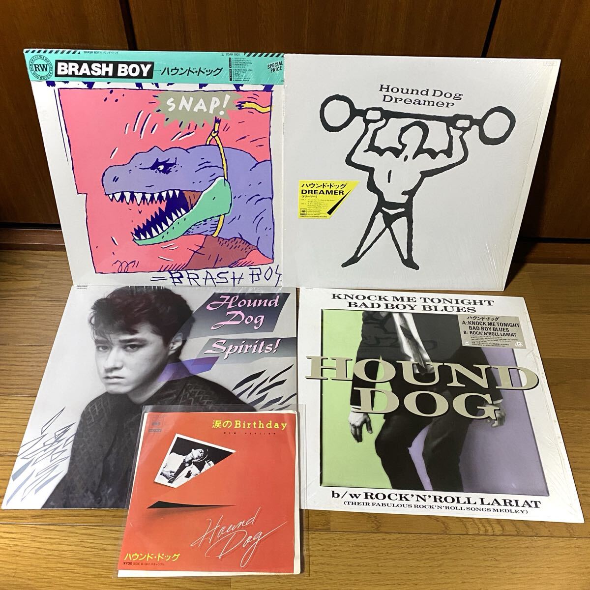 □DVD＋CD「HOUND DOG 19802005 RED BOX 7巻フルセット」20050709 日本