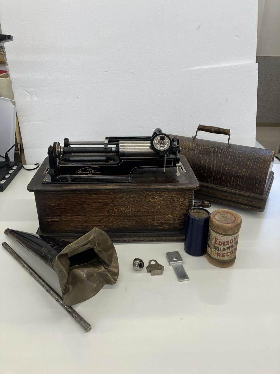 PHONOGRAPH 蓄音機型 CDプレーヤー ラジオ動作確認済み