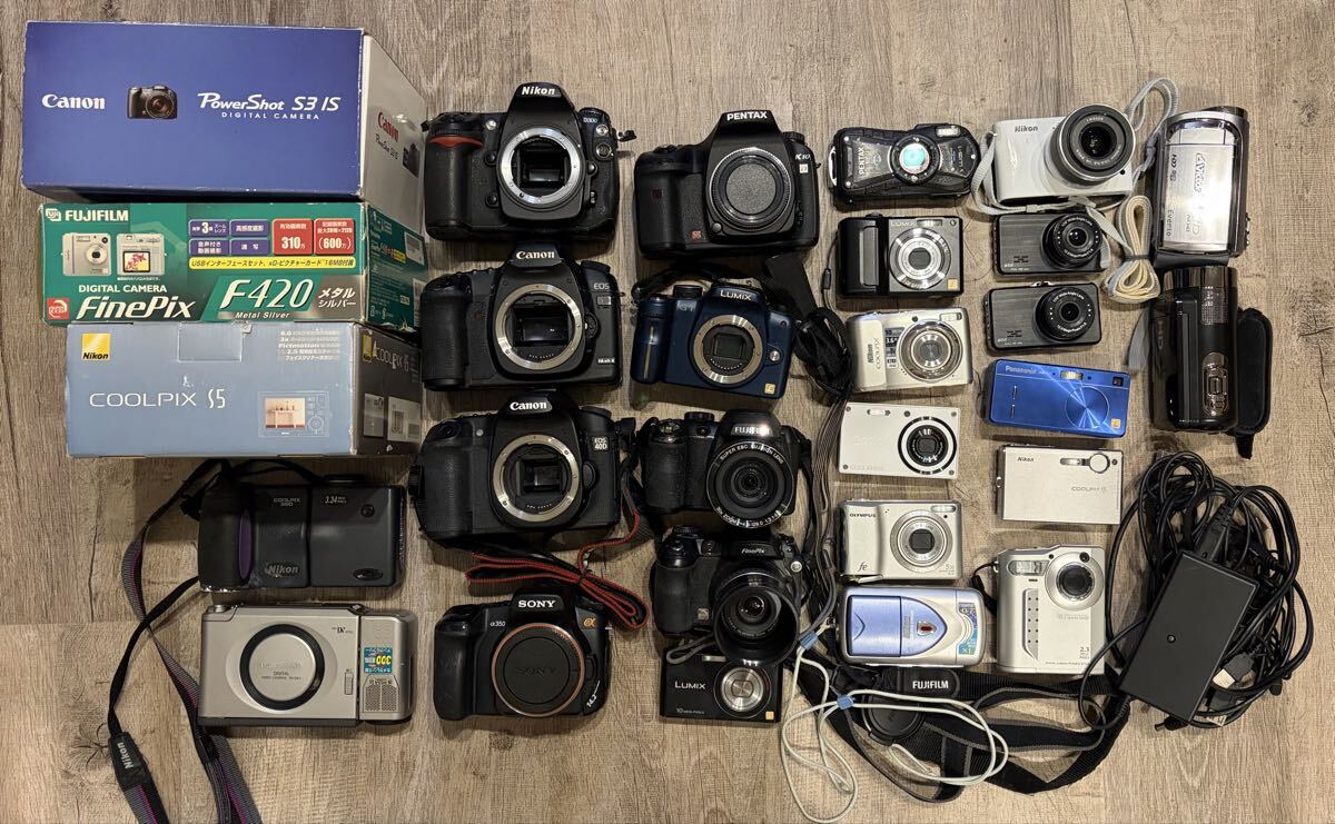 中古 MINOLTA α 3xi カメラ Victor GX-S11 ビデオカメラ 2点 まとめ
