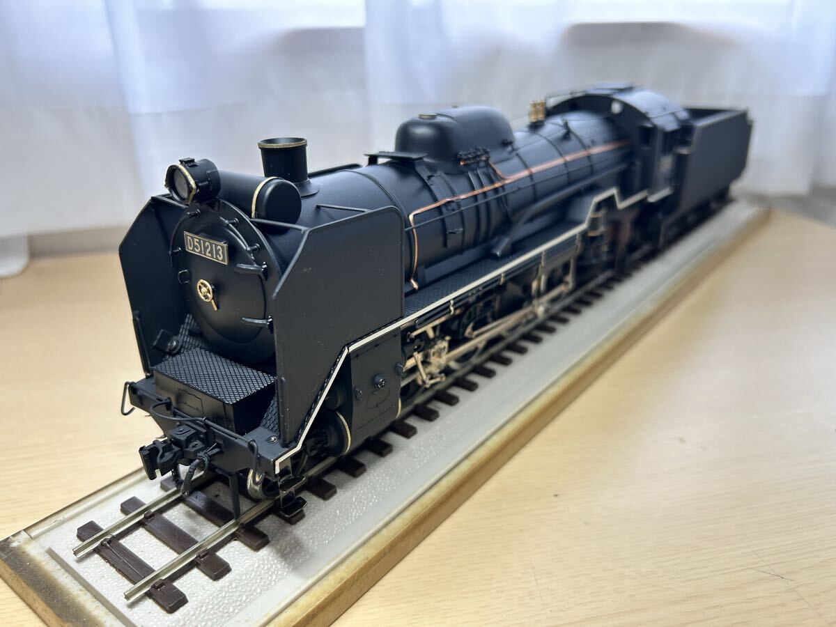 ジャンク】 国鉄 D51型 鉄道模型 OJゲージ 三井金属工芸 レール幅24mm