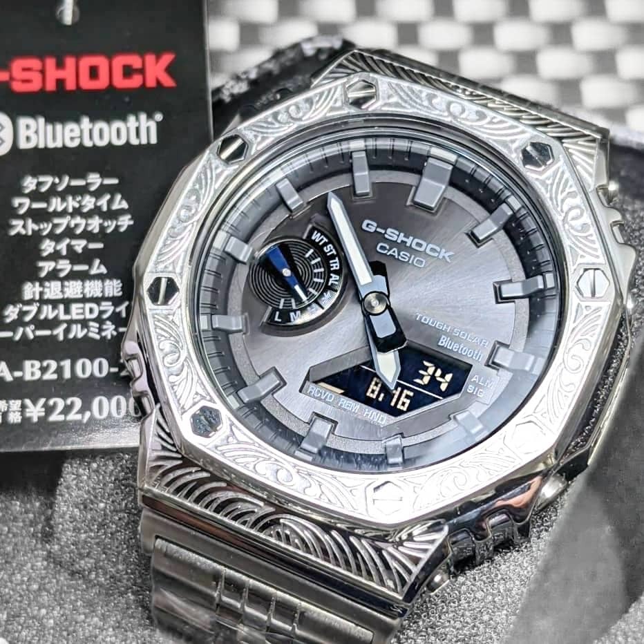 中古】☆美品☆G SHOCK G-STEEL☆Dバックル仕様☆Gスチール Bluetooth