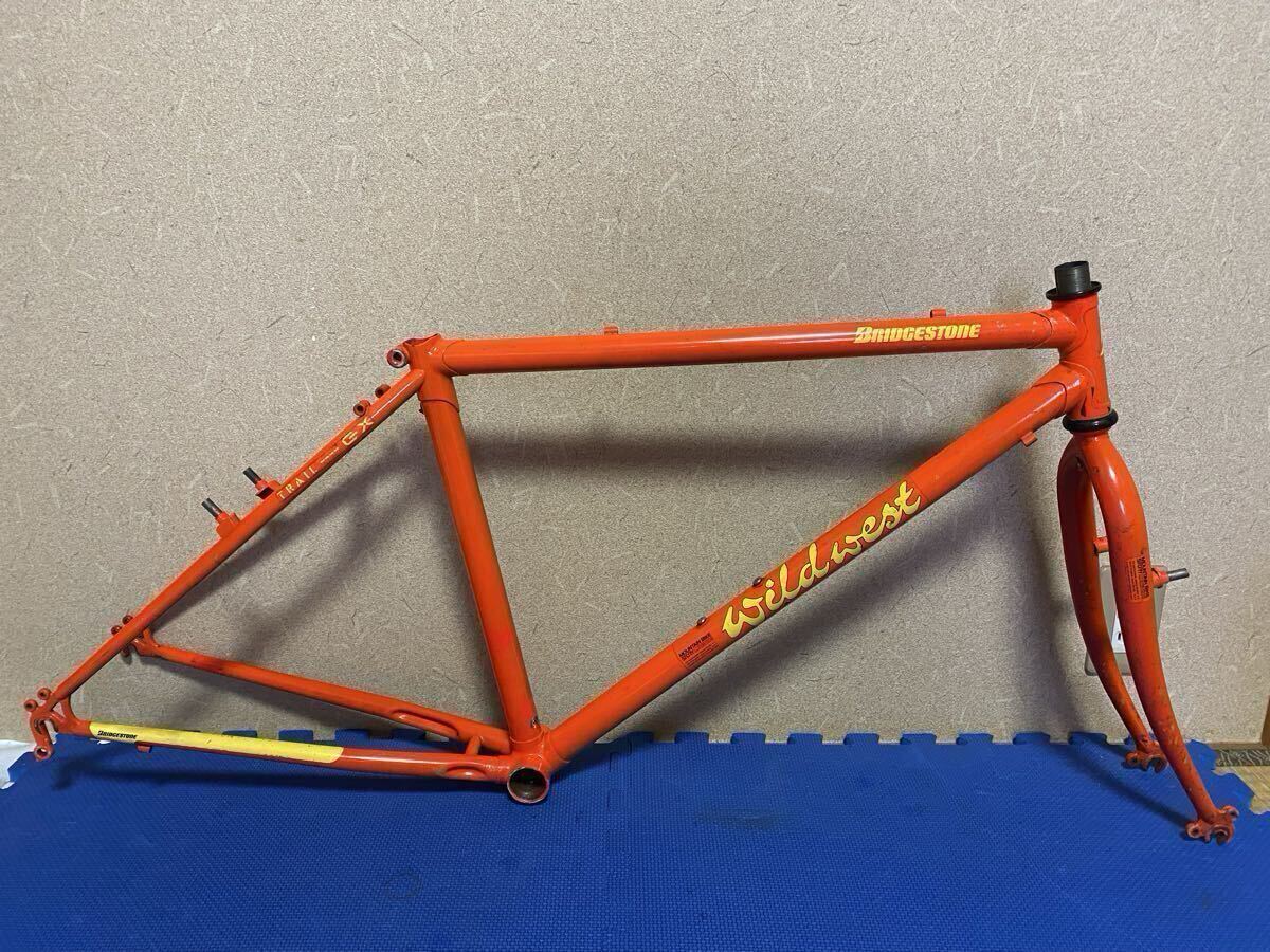 良品！ブリヂストンWILDWEST Diamond-Rock DR-2 クロモリ 26型 21速