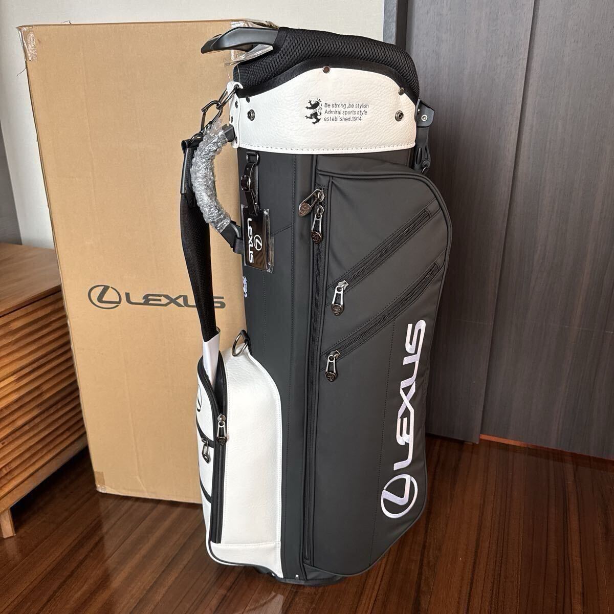 LEXUS Admiral コラボ スタンドキャディバッグ 新品】最高級※貴重・LEXUS/レクサス・ゴルフバッグ※ツアーモデル高級