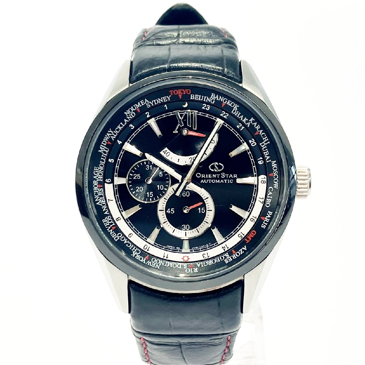 中古】1円☆稼働◎良品【オリエントスター】FA00-CO CS ワールドタイム 