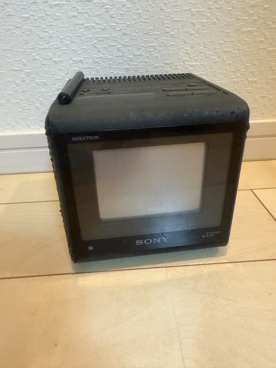 SONY インテックスストロンカラーテレビ KV-4SV1 箱付き美品 SONY ソニー 88年製 小型 カラーテレビ 4インチ KV-4SV1 インデックス