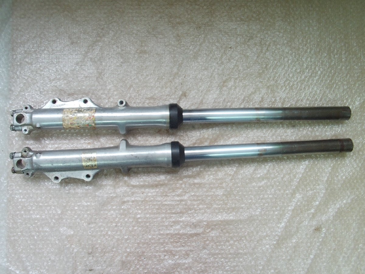 GSX400F 片アンチ フロントフォーク 33パイ ダブルディスク GS400