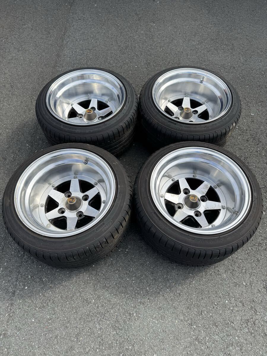 1円スタート 旧車希少 AE86・KP61・サニトラ ロンシャンRX-4 6.5J-14+8