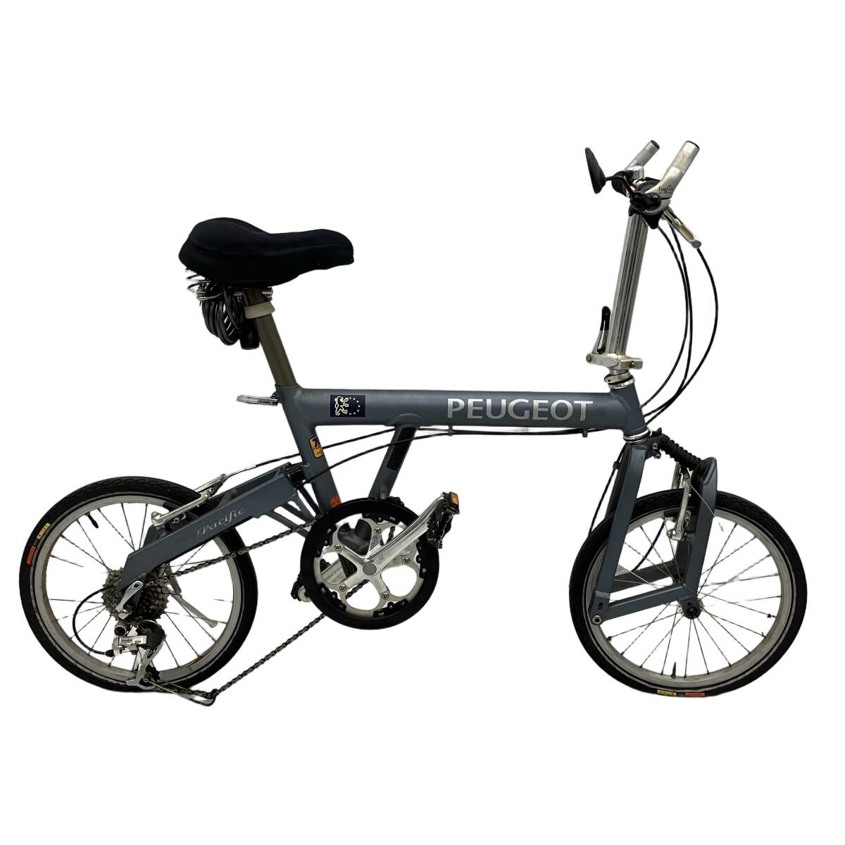自転車】プジョー パシフィック 18インチ 8速 折り畳み自転車 カプレオ