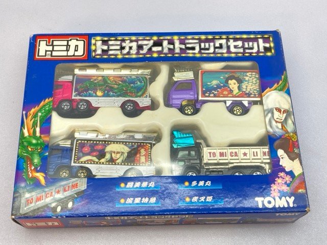 未使用 TOMY トミー トミカ トミカアートトラックセット デコトラ