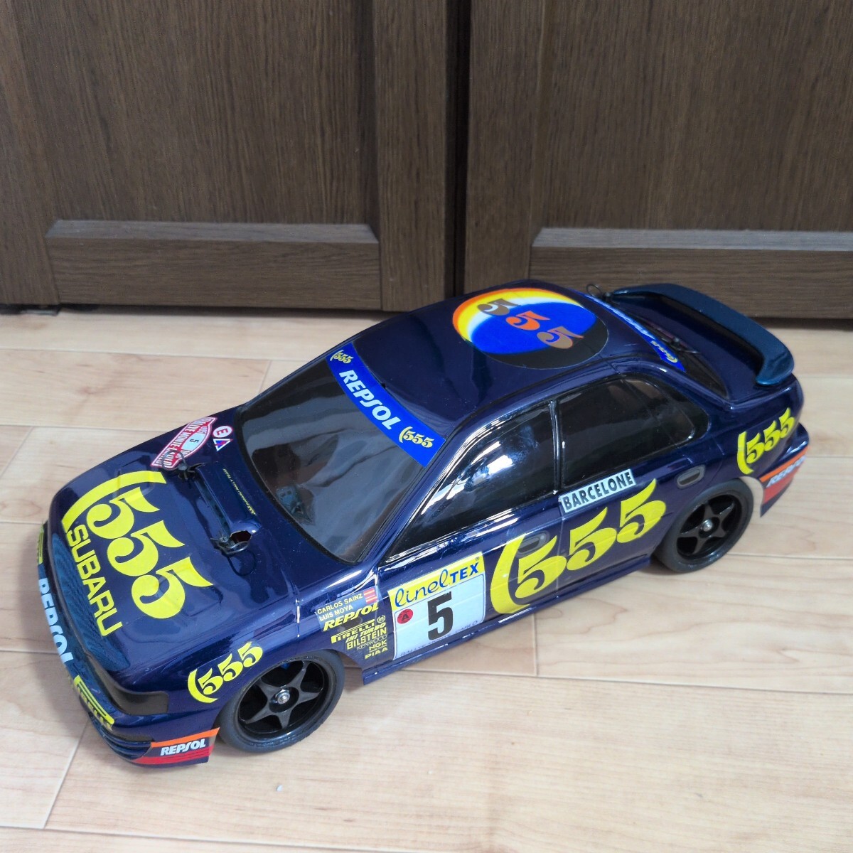 ボディのみ 1/10 180SX ロケットバニー イエローメタリック LED電飾付