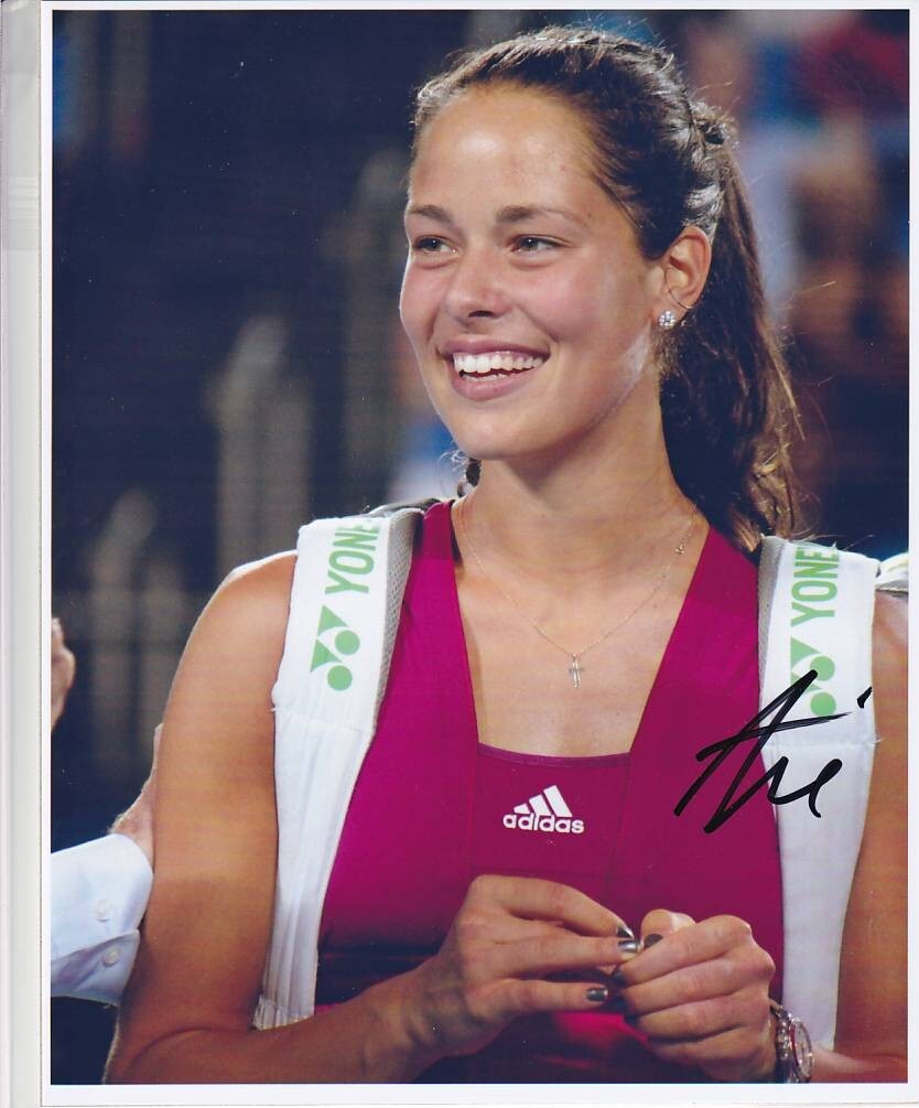 新品】アナ・イバノビッチ 直筆サインフォト/写真 テニス Ana Ivanovic