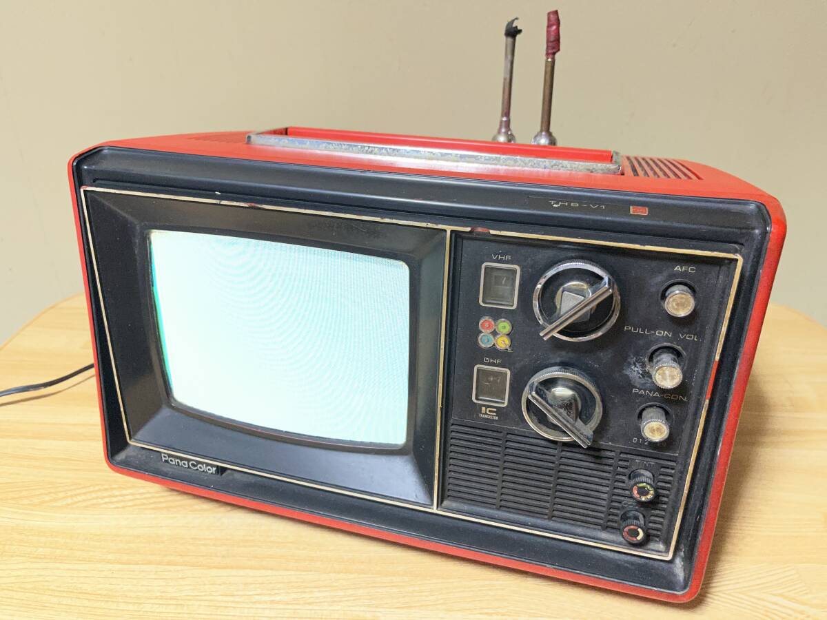 中古】【0401】73 当時物 ナショナル テレビ型 SQ リモコン 通電確認