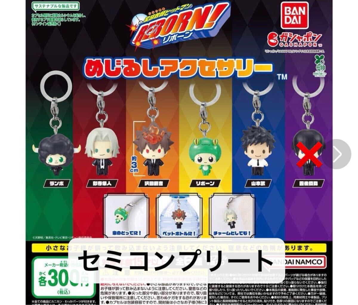 新品】家庭教師ヒットマンREBORN! リボーン リング&匣ボックスチャーム