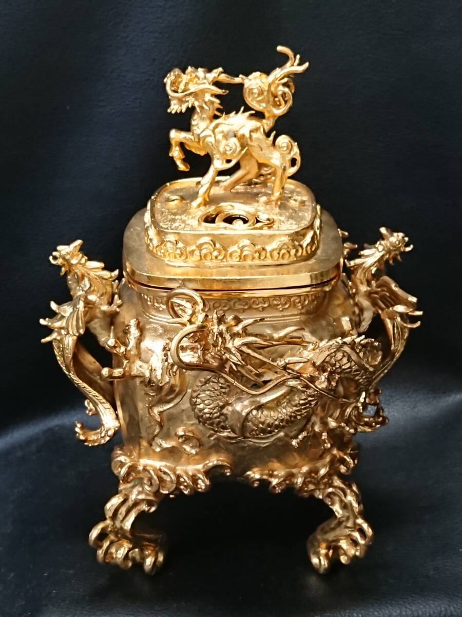 中国 景德鎮 九龍壺 窯変 急須 紫砂 余金德(1902-1937)作 煎茶道具