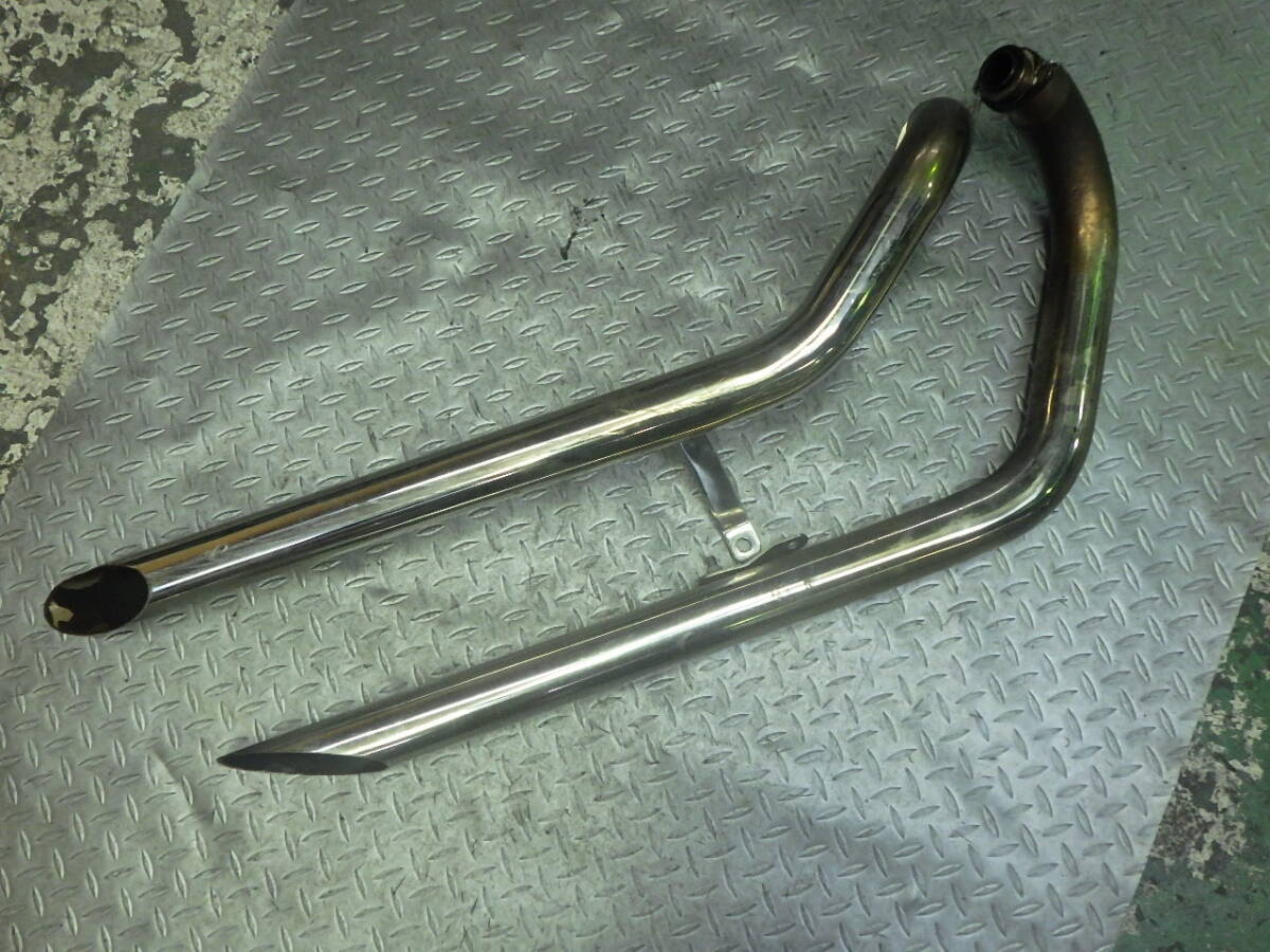 31956 エリミネーター 250 V 社外 スラッシュ カット マフラー 2本出し