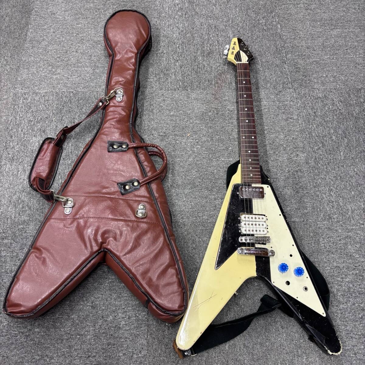 中古】FERNANDES Burny バーニー LV-115KK kenモデル フライングV