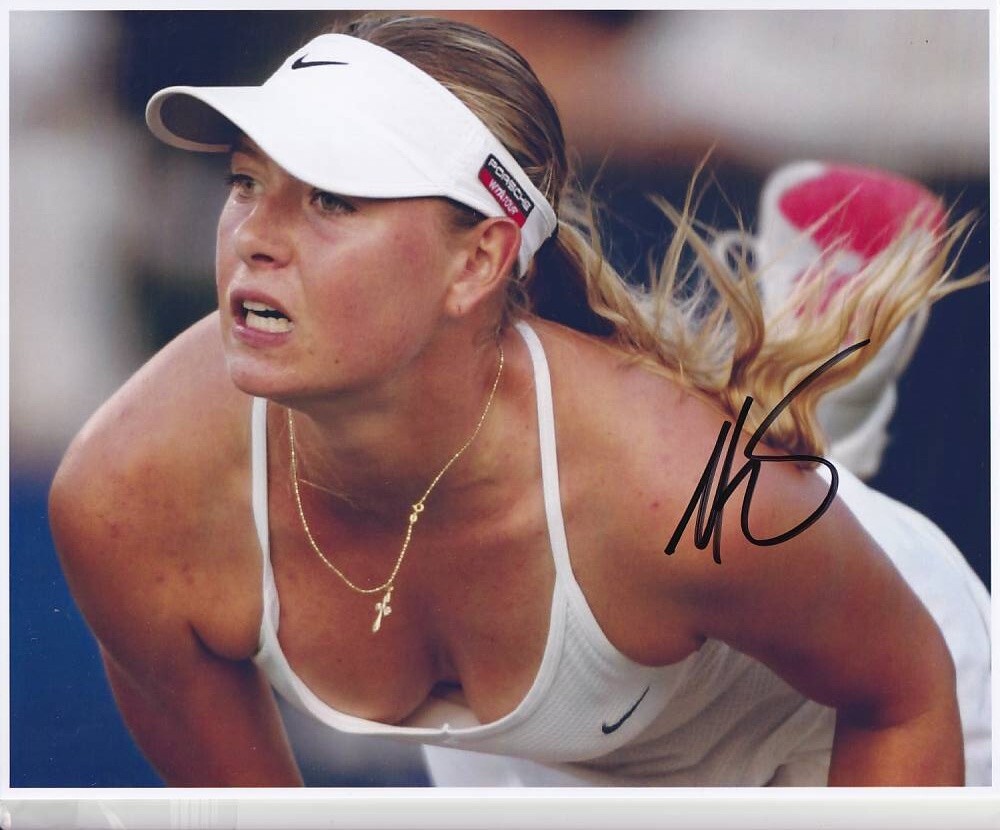 マリア・シャラポワ Maria Sharapova 直筆サイン入り写真 証明書付き
